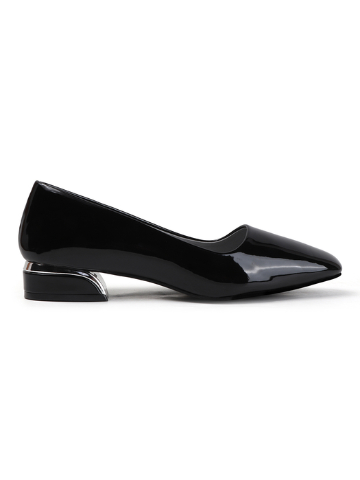Black classic Patent workwear Ballet Flats
