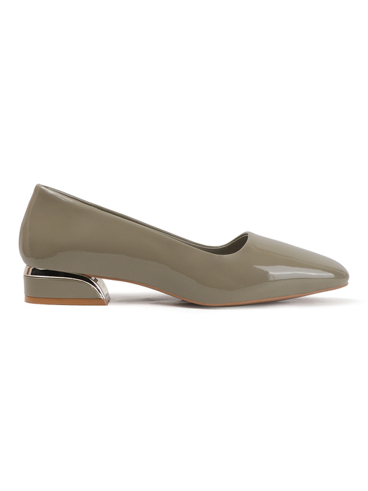 Green classic Patent workwear Ballet Flats