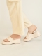 Cupcake  || TWP CREAM PLATFORM HEEL