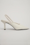 Arrow || TWP Pencil White Heel