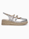 Celestial chrome II TWP Silver Platform Sandal