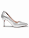 Polished prowess || TWP Silver Pencil heel Stilettos