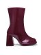 Eleanor Maroon Patent Block Heel Boots