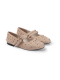 Beige mary jane with golden rivets flat Bellies