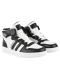 Slick Kicks | Thewhitepole White And black Coloured High Top Sneakers*
