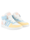 Slick Kicks | Thewhitepole White And yellow Coloured High Top Sneakers*