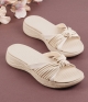 Sugarlock Slides II TWP  BEIGE FLAT