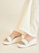 Sapphire || TWP WEDGE WHITE HEEL
