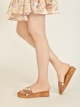 Rainbow Toes II TWP Wedge Brown Heel
