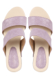 Peaches & Cream Purple Heels