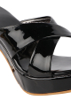 Brilliance On Glass Black Heels