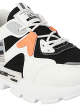 Thewhitepole white and black colourblocked women’s sneakers | Breda sky