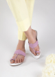 Regency | TheWhitePole Floral Toe Ring Flats