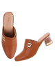 Mules RuleI II TWP SHORR Brown Mules