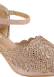Sparkled Princess Golden Heels