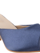 Contessa II TWP SHORR Roman Tie up Block Navy Heel